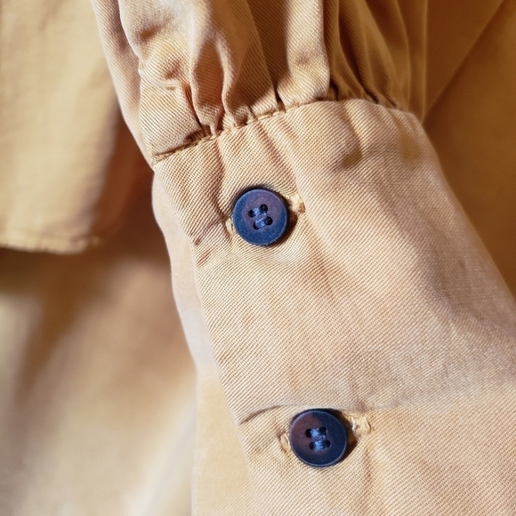 Mustard Zara Trafaluc High Low Blouse - Picture 12 of 16